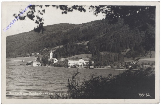 ak123143 Ossiach, Ortsansicht