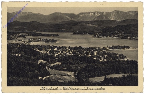 ak123152 Pörtschach, mit Karawanken