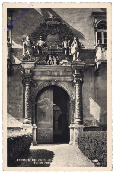 Spittal a.d. Drau, Portal des Schloss Porcia