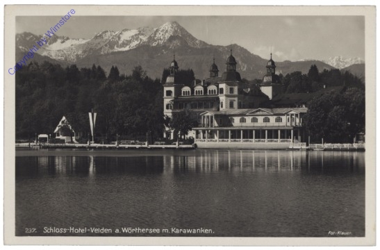 Velden, Schloss-Hotel-Velden m. Karawanken