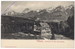 Villach, Warmbad mit den Karawanken