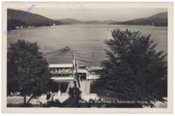 Velden, Blick a.d. Wörthersee v. Schlosshotel Velden