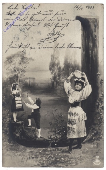 J - Dame mit zwei Kindern
