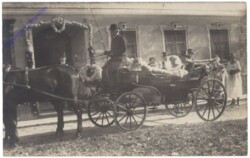 ak123470 Pferdekutsche, Hochzeit