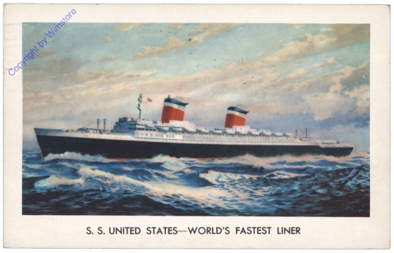 S.S. "United States" - World's fastes liner