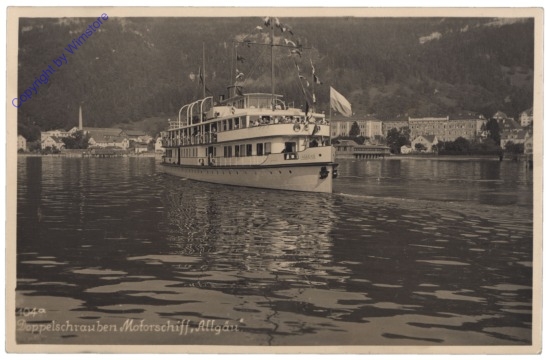 Doppelschrauben Motorschiff "Allgäu"