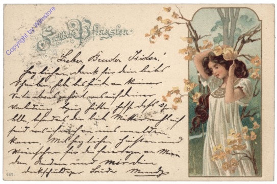 Mädchen mit Blumen