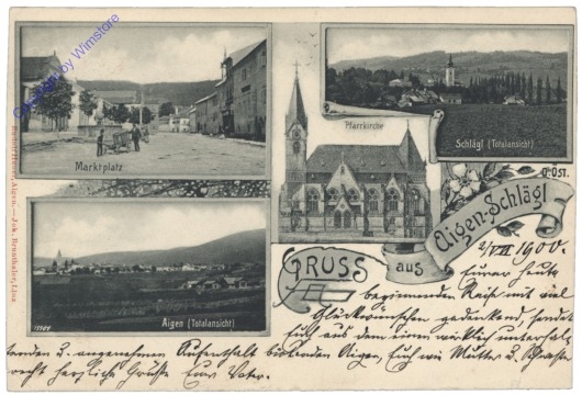 Aigen-Schlägl, Gruss aus