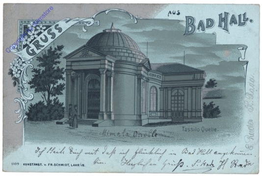 Bad Hall, Tassilo Quelle, Gruss aus