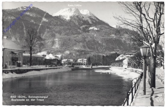 Bad Ischl, Esplanade an der Traun