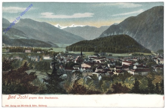 Bad Ischl, gegen den Dachstein