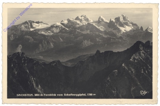 Dachstein, Fernblick vom Schafberggipfel