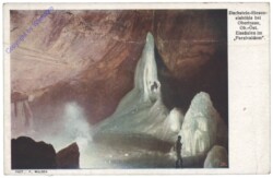 Dachstein-Rieseneishöhle, Eissäulen im Parzivaldom