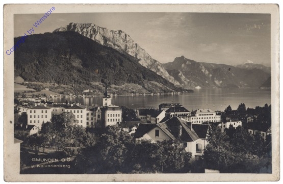 Gmunden, vom Kalvarienberg