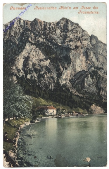 Gmunden, Restauration Hois'n am Fusse des Traunsteins