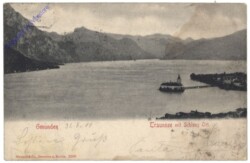 Gmunden, Traunsee mit Schloss Ort