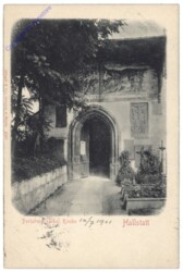 Hallstatt, Portal der Kath. Kirche