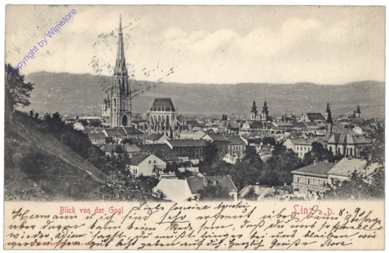 Linz an der Donau, Blick von der Gugl
