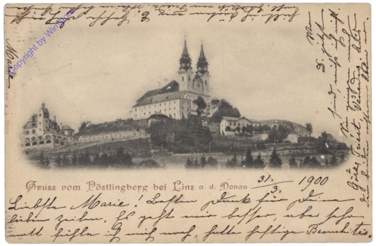 Linz an der Donau, Gruss vom Pöstlingberg