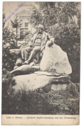 Linz an der Donau, Adalbert Stifter-Denkmal auf der Promenade