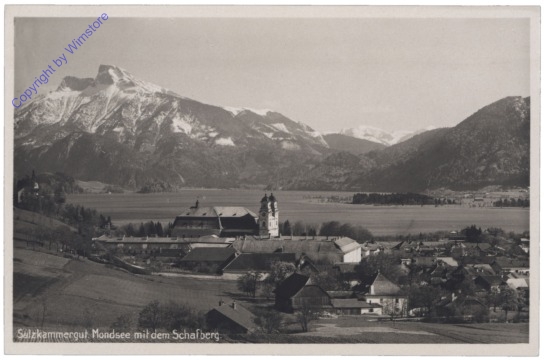 Mondsee, mit dem Schafberg