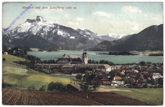 Mondsee, mit dem Schafberg