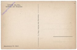 Steyr, Rathaus mit Brunnen