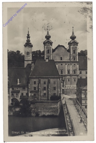 Steyr, St. Michaeler u. Ex-Spitalkirche