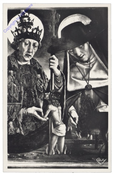 St. Wolfgang, Michael Pacher's Meisterwerk, linker Predellaflügel