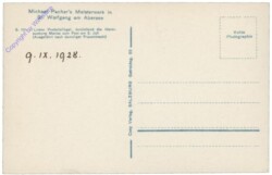 St. Wolfgang, Michael Pacher's Meisterwerk, linker Predellaflügel