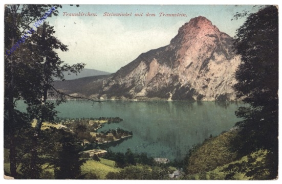 Traunkirchen, Steinwinkel mit dem Traunstein