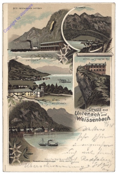 Unterach am Attersee, Gruss aus