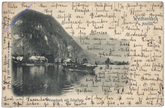 Weissenbach am Attersee, mit Schafberg