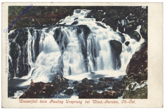 Windischgarsten, Wasserfall beim Piesling Ursprung