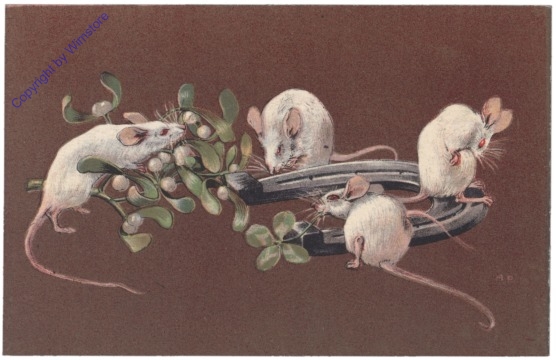 Mäuse mit Hufeisen