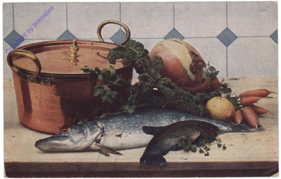 Fische mit Suppengemüse