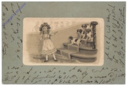 Mädchen mit Hunden