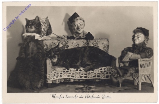 Maufus bewacht die schlafende Gattin