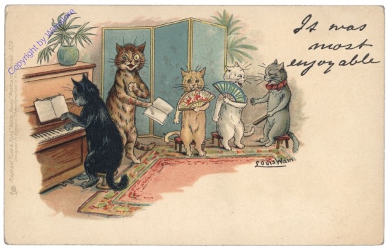 ak124730 Katzenmusik, Louis Wain