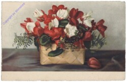 Blumen im Korb