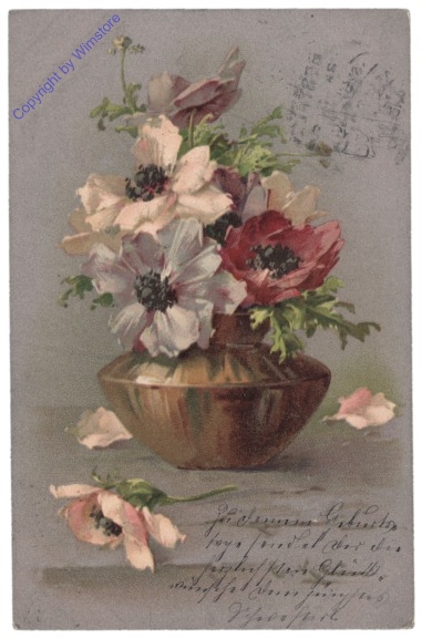 ak124994 Anemonen in einer Vase