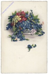 Blumen im Korb