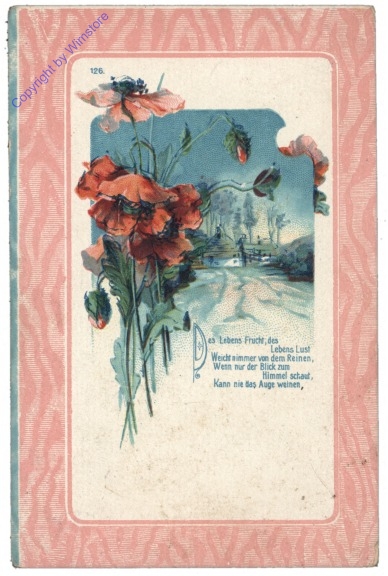 Mohnblumen, Vers