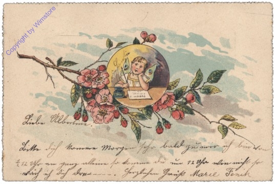 Rosenzweige mit Engerl
