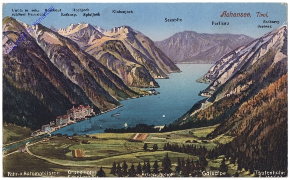 Achensee, Gesamtansicht