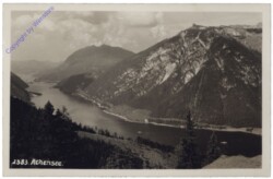 Achensee, Ansicht