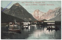 Achensee, Hotel Fürstenhaus, Blick in d. Pertisau, Tristenkopf, Sonnenjoch