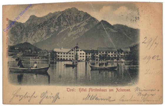 Achensee, Hotel Fürstenhaus