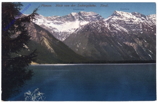Breitenwang, Plansee, Blick von der Ludwigshöhe