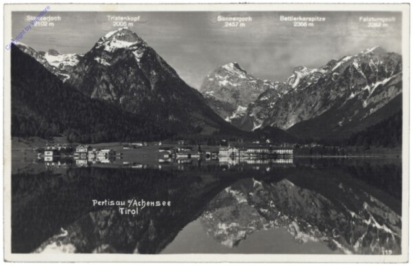 Eben am Achensee, Pertisau mit Sonnenjoch